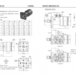 BM3系列擺線(xiàn)液壓馬達(dá)